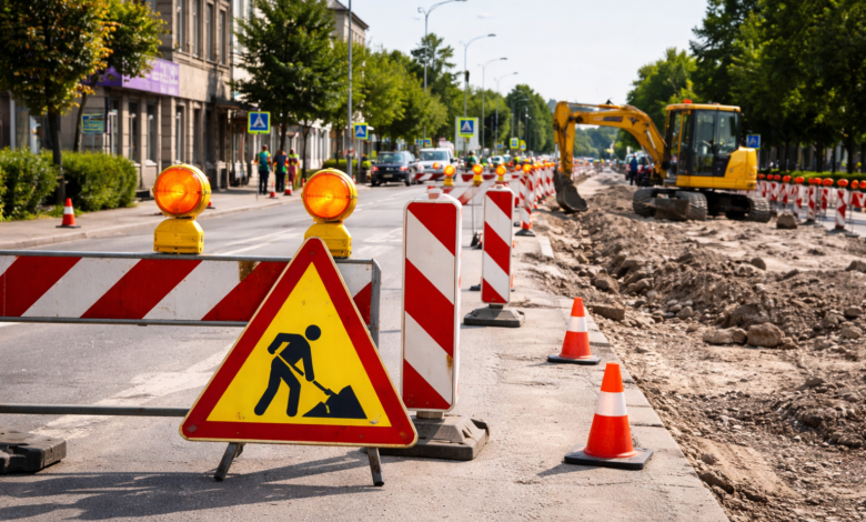 Τρίκαλα:-Διακοπή-στην-Ελευθερίας-–-Έργα-στην-Καρδίτσης