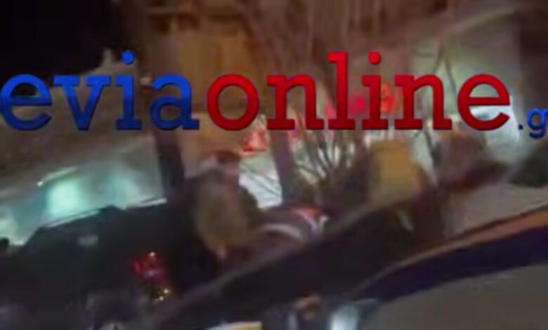 Χαλκίδα:-Τροχαίο-με-δύο-τραυματίες,-βίντεο-από-το-σημείο