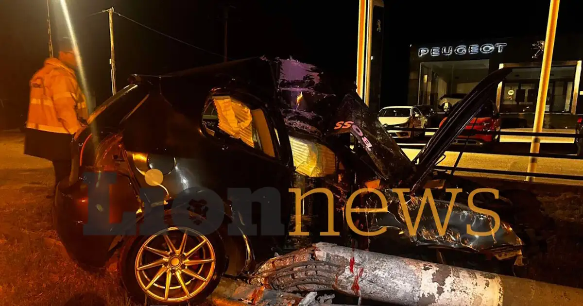 Σέρρες:-Ένας-τραυματίας-σε-κρίσιμη-κατάσταση-μετά-από-σφοδρό-τροχαίο