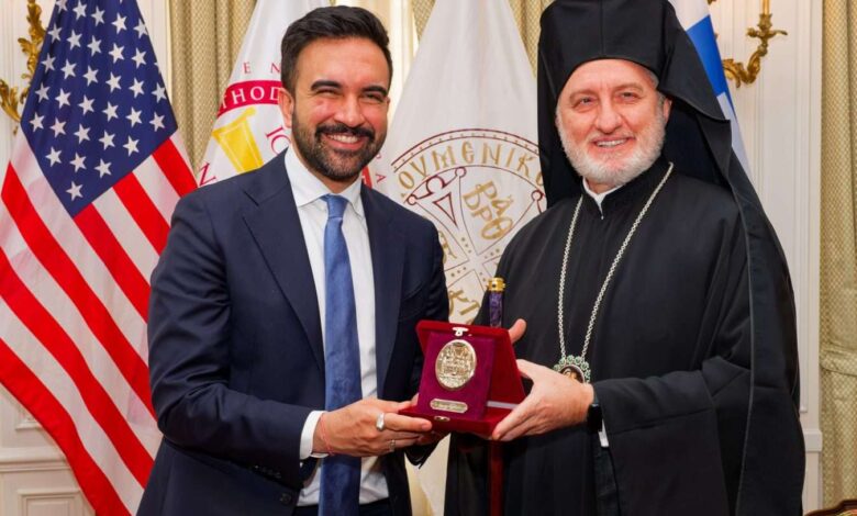 Συνάντηση-Αρχιεπισκόπου-Αμερικής-με-τον-δήμαρχο-Νέας-Υόρκης-Ζόχραν-Μαμντάνι