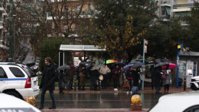 Καιρός-σήμερα:-Βροχές,-καταιγίδες-και-χιόνια-σε-πολλές-περιοχές-της-χώρας-–-Οι-άνεμοι-αγγίζουν-τα-7-μποφόρ