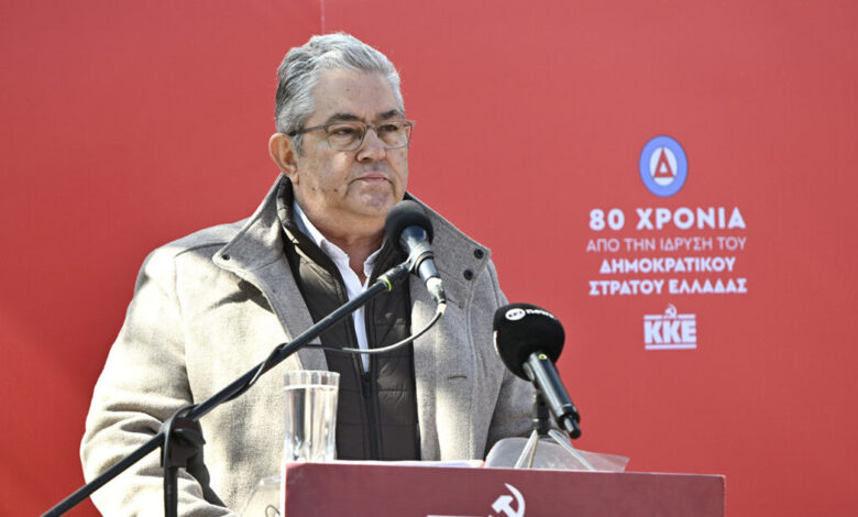 Δημήτρης-Κουτσούμπας-από-Λιτόχωρο:-«Η-άρχουσα-τάξη-έχει-χωθεί-για-τα-καλά-στον-πόλεμο-στη-Μέση-Ανατολή»