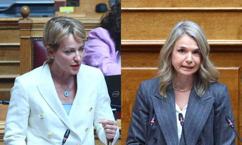 beef-Σδούκου-–-Αποστολάκη-για-τους-«πελάτες-της-Δεξιάς»:-«Κατάντημα»,-«Κοινωνικά-απομονωμένη-η-κυβέρνηση»