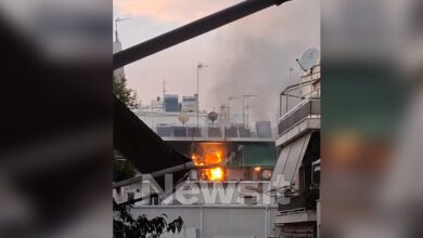 Φωτιά-σε-διαμέρισμα-στου-Γκύζη:-Φιάλη-υγραερίου-εκτοξεύτηκε-50-μέτρα-–-«Μας-άνοιξε-τρύπα-στον-εξωτερικό-τοίχο»