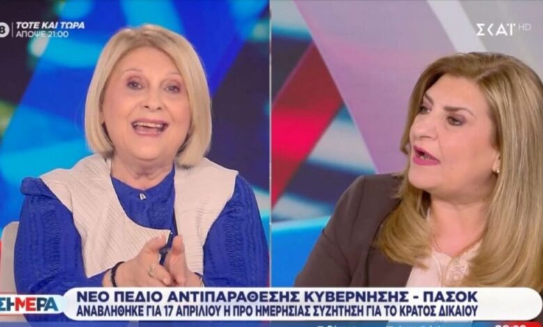 Λιακούλη-και-Βούλτεψη-«σφάχτηκαν»-on-air:-«Συμπεριφέρεστε-σαν-γειτόνισσα-στο-μπαλκόνι»