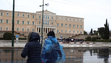 Καιρός-σήμερα:-Έντονες-καταιγίδες-και-χαλαζοπτώσεις-–-Άνεμοι-έως-8-μποφόρ-και-θερμοκρασία-στους-19-βαθμούς