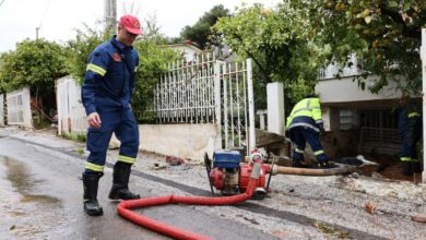 Κακοκαιρία-“erminio”:-1.104-κλήσεις-δέχτηκε-η-Πυροσβεστική-–-oι-20-στη-Θεσσαλία