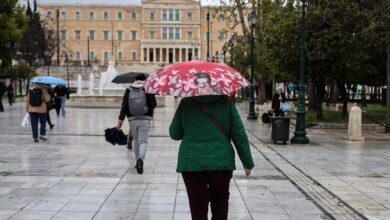 Καιρός-αύριο:-Βροχές,-καταιγίδες-μικρή-άνοδος-της-θερμοκρασίας