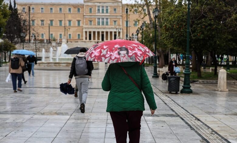 Καιρός-αύριο:-Βροχές,-καταιγίδες-μικρή-άνοδος-της-θερμοκρασίας