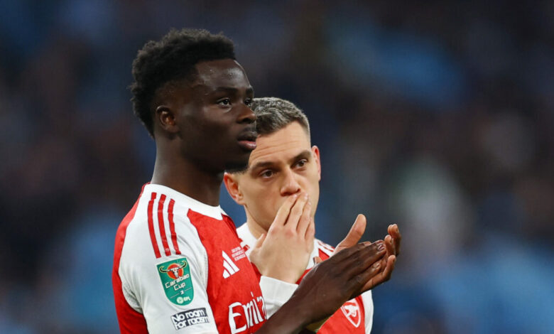 Πλήγμα-για-την-Άρσεναλ:-Χωρίς-Σάκα-στο-πρώτο-παιχνίδι-με-τη-Σπόρτινγκ-Λισαβόνας