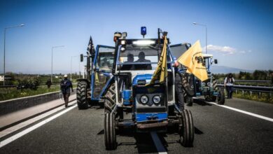 Καρδίτσα:-Βγήκαν-ξανά-οι-αγρότες-με-τρακτέρ-στους-δρόμους-–-Κυκλοφοριακές-ρυθμίσεις-στον-κόμβο-του-Ε65