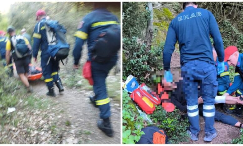 Τραυματισμός-Γερμανού-ορειβάτη-στο-μονοπάτι-Αγίου-Πνεύματος-στο-Καστράκι 