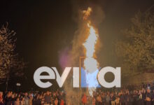 Εύβοια:-Έκαψαν-και-φέτος-τον-Ιούδα-σε-κεντρική-πλατεία-του-Αλμυροπόταμου