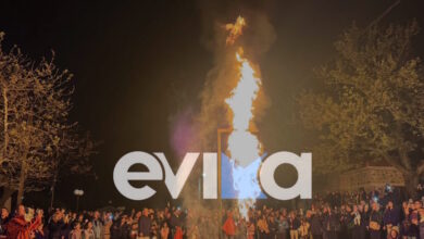 Εύβοια:-Έκαψαν-και-φέτος-τον-Ιούδα-σε-κεντρική-πλατεία-του-Αλμυροπόταμου