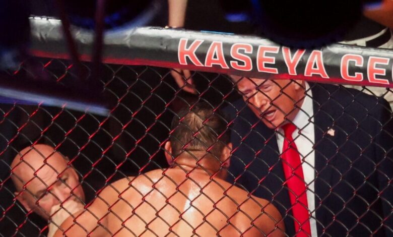 Ο-Ντόναλντ-Τραμπ-έδωσε-σόου-σε-αγώνα-του-ufc-στο-Μαϊάμι:-«Είσαι-ένας-όμορφος-άντρας»-είπε-στον-νικητή