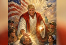 Τραμπ:-Η-ΑΙ-φωτογραφία-του-ως-Χριστός-μετά-την-επίθεση-στον-Πάπα-Λέοντα-–-«Είναι-αδύναμος,-εξυπηρετεί-την-ριζοσπαστική-Αριστερά»