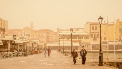 Καιρός:-Επεισόδιο-μεταφοράς-αφρικανικής-σκόνης-με-διάρκεια-μέχρι-την-Παρασκευή