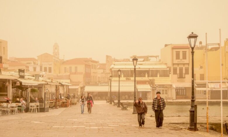 Καιρός:-Επεισόδιο-μεταφοράς-αφρικανικής-σκόνης-με-διάρκεια-μέχρι-την-Παρασκευή