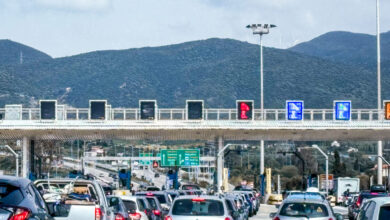 Επιστροφή-εκδρομέων-του-Πάσχα:-Αυξημένη-κίνηση-στις-εθνικές-οδούς-–-Μποτιλιάρισμα-στον-Κηφισό