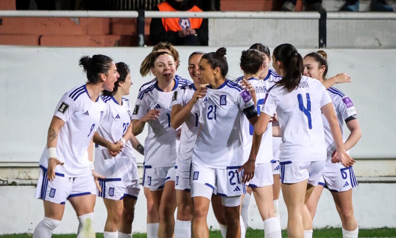 Νησιά-Φερόε-–-Ελλάδα-2-3:-Η-Εθνική-Γυναικών-έκανε-το-3/3-στα-προκριματικά-του-Μουντιάλ-και-αγκάλιασε-την-πρόκριση-και-την-άνοδο-στη-league-b