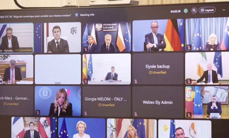 Τηλεδιάσκεψη-ηγετών-για-την-προστασία-ανηλίκων-στο-διαδίκτυο-–-Ευρωπαϊκή-ηλικία-ψηφιακής-ενηλικίωσης-πρότεινε-ο-Μητσοτάκης