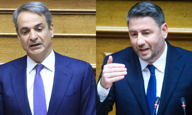 «Μονομαχία»-Μητσοτάκη-–-Ανδρουλάκη-στη-Βουλή:-Τοξικότητα,-Μυλωνάκης,-υποκλοπές-και-ΟΠΕΚΕΠΕ-στο-επίκεντρο