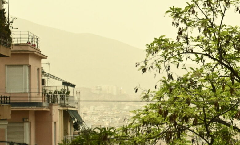 Καιρός-σήμερα:-Η-αφρικανική-σκόνη-φέρνει-λασποβροχές-στα-νοτιοανατολικά