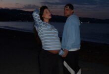 Μαριαλένα-Ρουμελιώτη-–-Σάκης-Κατσούλης:-Τρυφερά-φιλιά-και-βόλτα-στην-παραλία-λίγο-πριν-γίνουν-γονείς