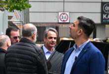 Κυριάκος-Μητσοτάκης:-Νέα-επίσκεψη-του-πρωθυπουργού-στον-«Ευαγγελισμό»-για-τον-Γιώργο-Μυλωνάκη