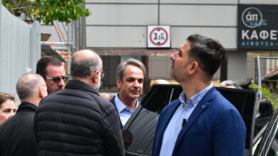 Κυριάκος-Μητσοτάκης:-Νέα-επίσκεψη-του-πρωθυπουργού-στον-«Ευαγγελισμό»-για-τον-Γιώργο-Μυλωνάκη