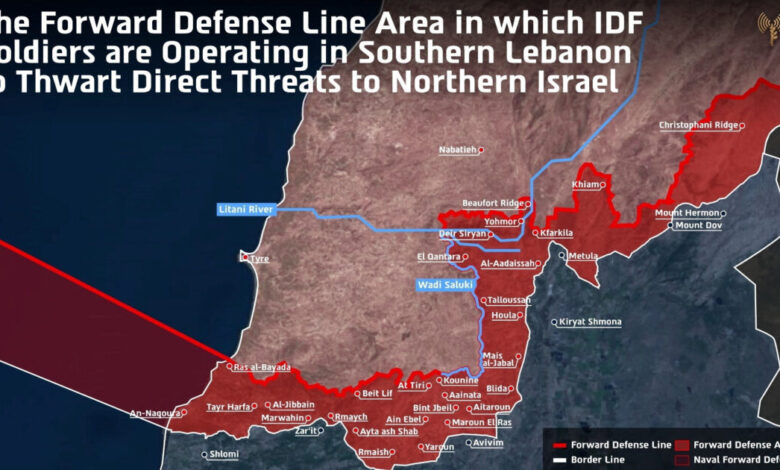 Ο-ισραηλινός-στρατός-δημοσιεύει-χάρτη-με-την-περιοχή-που-έχει-υπό-τον-έλεγχό-του-στον-νότιο-Λίβανο