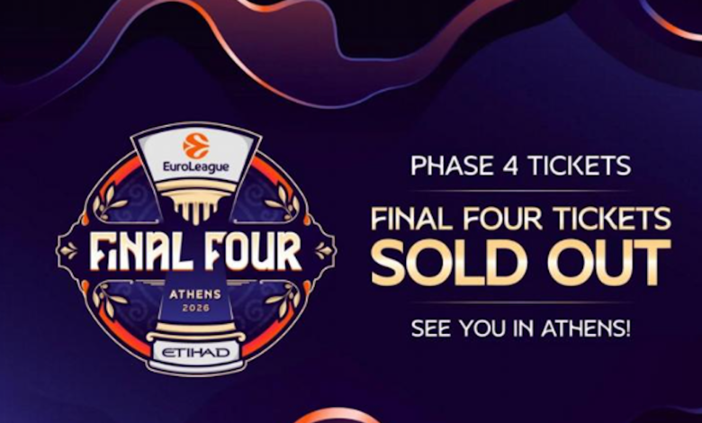 euroleague:-Εξαντλήθηκαν-τα-εισιτήρια-για-το-final-four-της-Αθήνας