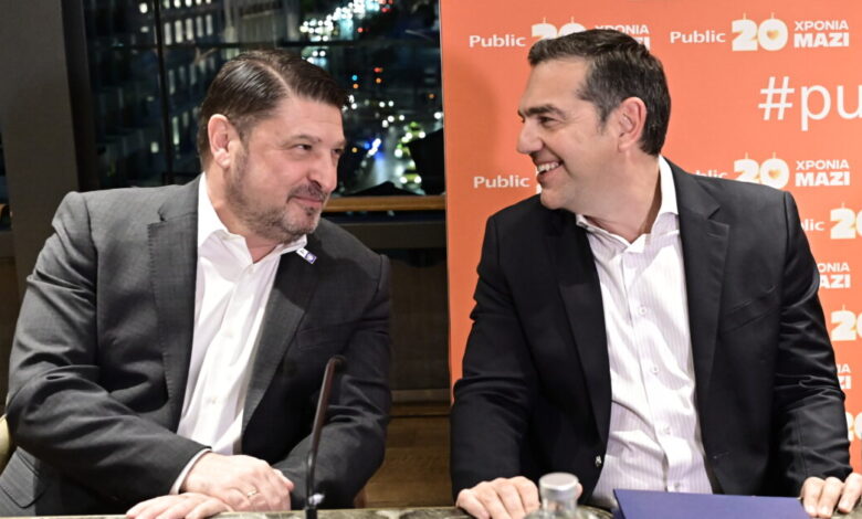 Τσίπρας,-Δούκας,-Χαρδαλιάς-και-Μώραλης-στην-παρουσίαση-βιβλίου-για-τον-Μπουτάρη