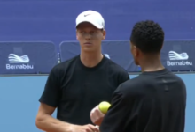 Ναδάλ-και-Κουρτουά-έπαιξαν-τένις-κόντρα-στους-Σίνερ-και-Μπέλιγχαμ-στο-Μπερναμπέου-με-διαιτητή-τον-Πέρεθ