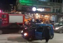 Τρίκαλα:-Φλεγόμενο-όχημα-στην-κεντρική-πλατεία