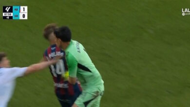 Χαμός-στην-Ισπανία:-Ο-τερματοφύλακας-της-Σαραγόσα-ξάπλωσε-με-μπουνιά-τον-αρχηγό-της-Ουέσκα