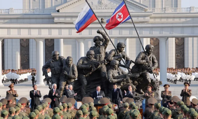 Μνημείο-για-τους-Βορειοκορεάτες-πεσόντες-στην-Ουκρανία-εγκαινίασαν-οι-Κιμ-Γιονγκ-Ουν-και-Αντρέι-Μπελοούσοφ