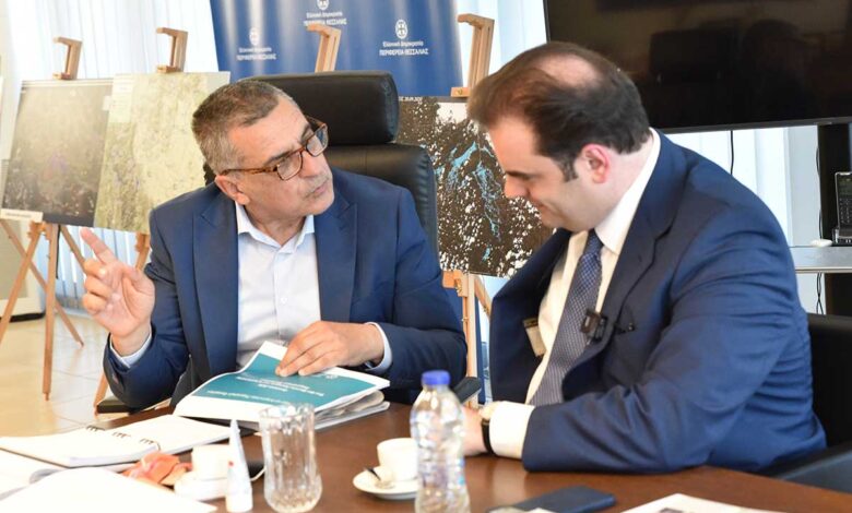 Κουρέτας-–-Πιερρακάκης:-ai-στην-Πολιτική-Προστασία-και-αίτημα-για-συνεδριακό-κέντρο-στη-Λάρισα