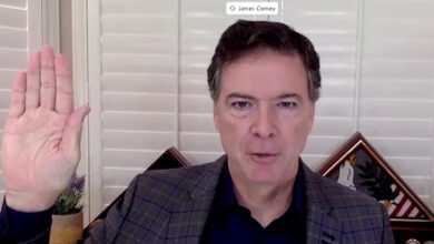 Ελεύθερος-ο-πρώην-διευθυντής-του-fbi-Τζέιμς-Κόμι-που-κατηγορείται-ότι-απείλησε-τη-ζωή-του-Τραμπ