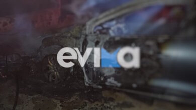 Φωτιά-στην-Εύβοια:-Αυτοκίνητο-«λαμπάδιασε»-και-κάηκε-ολοσχερώς-–-Δείτε-εικόνες