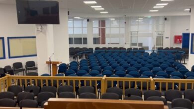 Το-υπουργείο-Δικαιοσύνης-αντικατέστησε-τον-εργολάβο-της-αίθουσας-–-άρχισαν-οι-εργασίες-αποκατάστασης