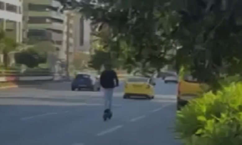 Συγγρού:-23χρονος-έτρεχε-με-72χλμ./ώρα-με-πατίνι,-συνελήφθη-από-την-αστυνομία