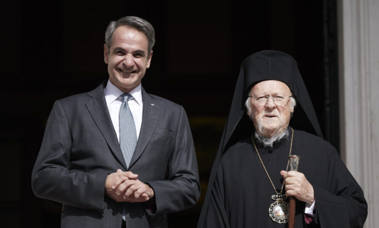 Συνάντηση-Κυριάκου-Μητσοτάκη-με-Οικουμενικό-Πατριάρχη:-Στο-επίκεντρο-Θεολογική-Σχολή-της-Χάλκης-και-χριστιανοί-της-Μέσης-Ανατολής