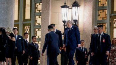 «Θερμό-επεισόδιο»-ανάμεσα-στους-Κινέζους-φρουρούς-και-τις-Μυστικές-Υπηρεσίες-του-Τραμπ-στο-Πεκίνο-–-Φωνές-και-σπρωξίματα
