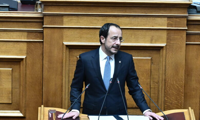 Νίκος-Χριστοδουλίδης-από-Βουλή:-Η-Τουρκία-είναι-υπόλογη,-η-λύση-δύο-κρατών-δεν-υφίσταται-ούτε-ως-σκέψη