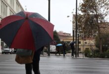 Καιρός-σήμερα:-Συννεφιασμένο-σκηνικό-με-βροχές-και-καταιγίδες