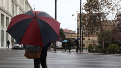Καιρός-σήμερα:-Συννεφιασμένο-σκηνικό-με-βροχές-και-καταιγίδες