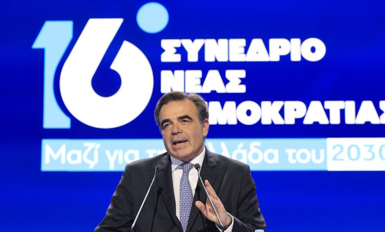 Μαργαρίτης-Σχοινάς-στο-συνέδριο-της-ΝΔ:-Αυτή-τη-φορά-δεν-θα-τσιμπήσουμε,-οι-Έλληνες-πάθαμε-και-μάθαμε