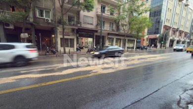 Τροχαίο-στην-Πατησίων-με-2-τραυματίες,-συγκρούστηκαν-3-αυτοκίνητα-και-2-μηχανές