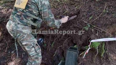 Ευρυτανία:-Βλήμα-εντοπίστηκε-σε-δάσος-και-καταστράφηκε-στο-Βελούχι-με-ελεγχόμενη-έκρηξη-–-Δείτε-βίντεο
